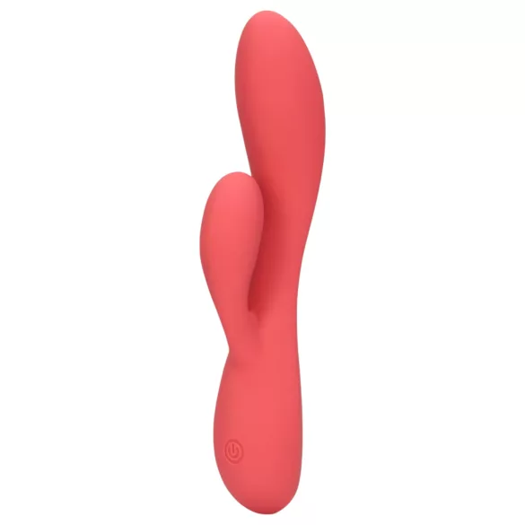 Loveline - vibrador recarregável, resistente à água, com estimulador de clitóris (rosa)