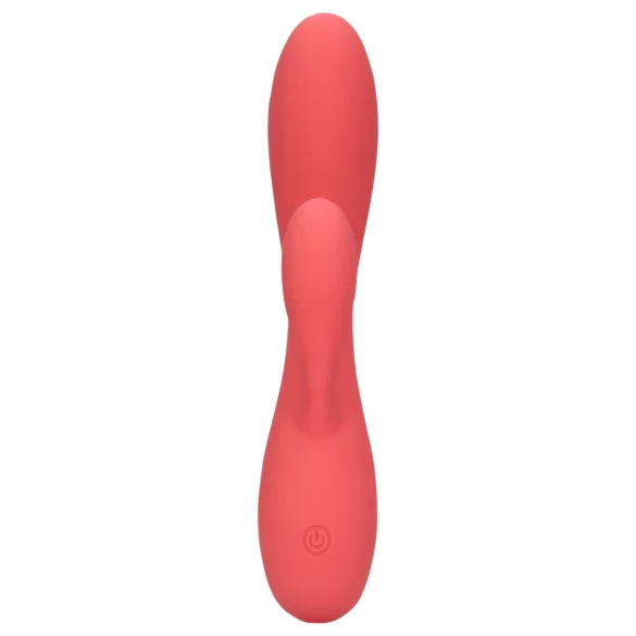 Loveline - vibrador recarregável, resistente à água, com estimulador de clitóris (rosa)