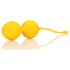 Loveline - bolas tailandesas de silicone - kit 2 peças - amarelo