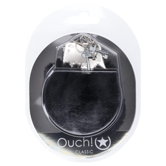 Ouch! - algemas de pelúcia - preto