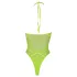Ouch! - body com tiras fluorescente - neon verde