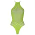 Ouch! - body com tiras fluorescente - neon verde