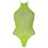 Ouch! - body com tiras fluorescente - neon verde