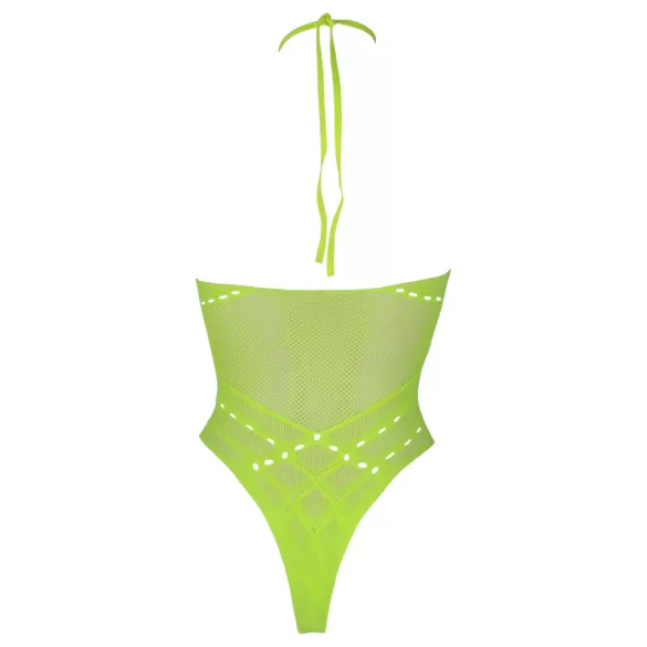 Ouch! - body com tiras fluorescente - neon verde