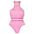 Ouch! - conjunto lingerie fosforescente - rosa