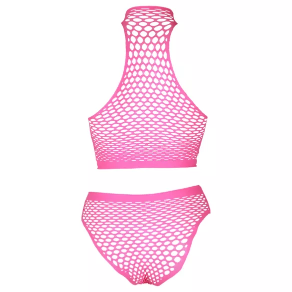 Ouch! - conjunto lingerie fosforescente - rosa