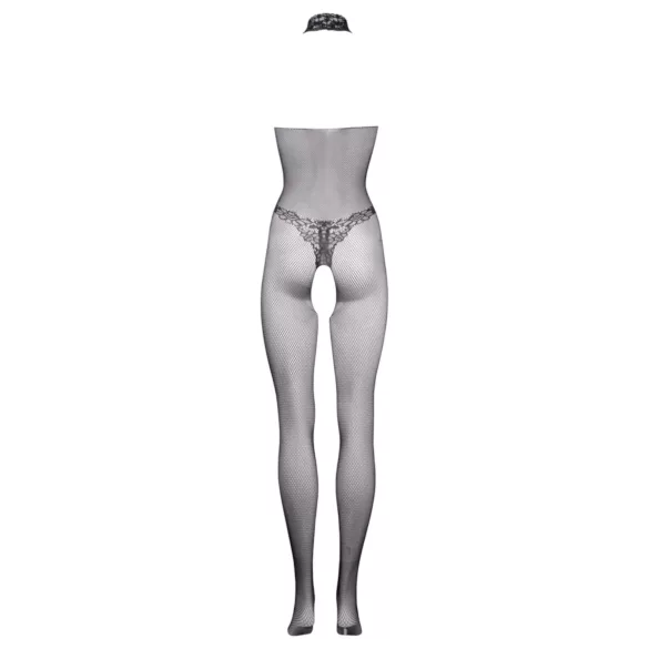Le Désir - macacão rendado em rede (preto) - S-XL