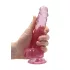 RealRock - dildo realístico transparente - silicone rosa 17cm