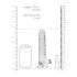 RealRock - dildo realístico transparente - 17cm