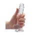RealRock - dildo realístico transparente - 17cm
