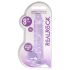 RealRock - dildo realístico transparente - roxo 19cm