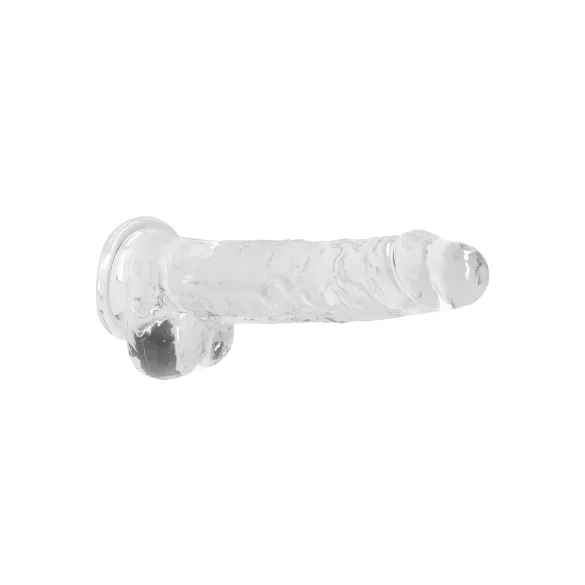 RealRock - dildo realístico transparente - 19cm