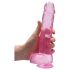 RealRock - dildo realístico transparente - pink 22cm