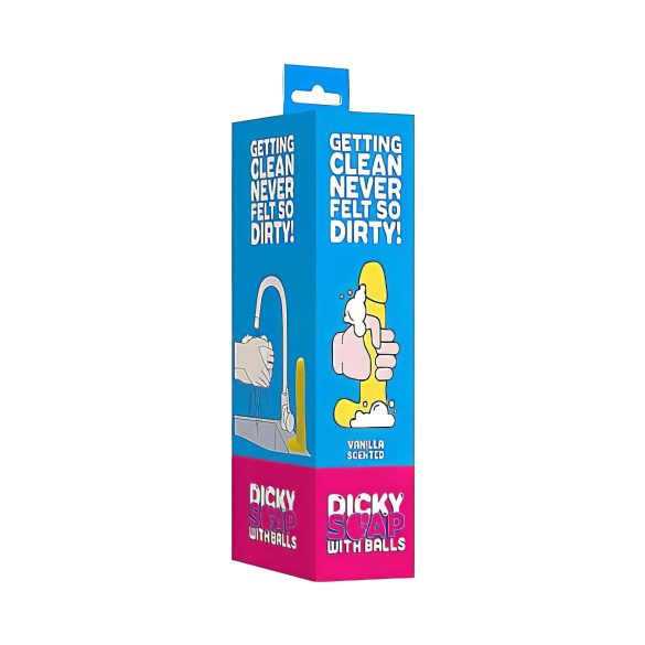 Dicky - sabonete em formato de pênis com testículos - baunilha 210g