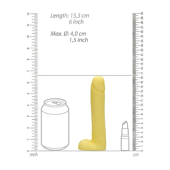 Dicky - sabonete em formato de pênis com testículos - baunilha 210g