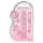 RealRock - dildo realístico transparente - pink 15cm