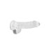 RealRock - dildo realístico transparente - 15cm