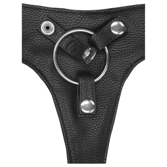 RealRock - cinta ajustável para strap-on - elástico preto