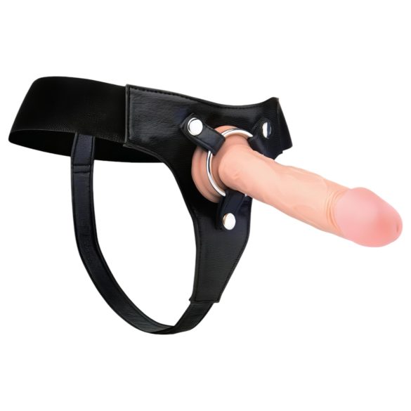 RealRock - cinta ajustável para strap-on - elástico preto