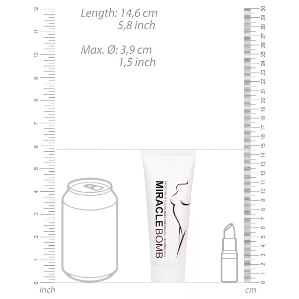 Pharmquests Miracle Bomb - creme firmador e aumento dos seios - 100ml