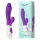 Teazers - vibrador com braço estimulador de clitóris (roxo)