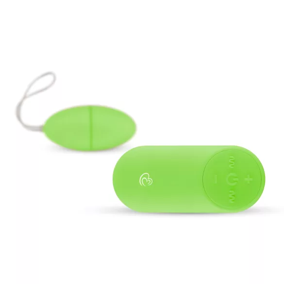 Easytoys - Ovo vibratório com 7 ritmos (verde)