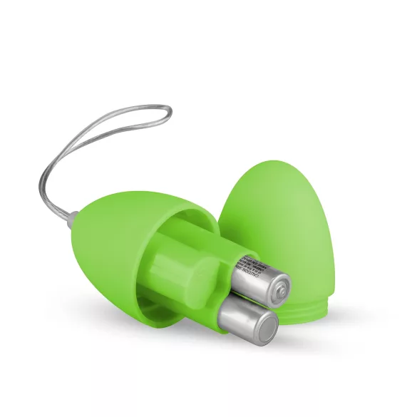 Easytoys - Ovo vibratório com 7 ritmos (verde)