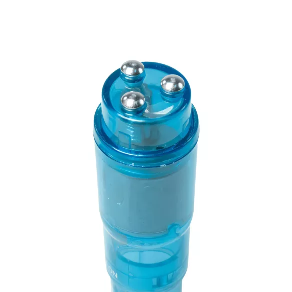 Easytoys Pocket Rocket - vibrador clitoriano com acessórios - azul - 5 peças