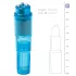Easytoys Pocket Rocket - vibrador clitoriano com acessórios - azul - 5 peças