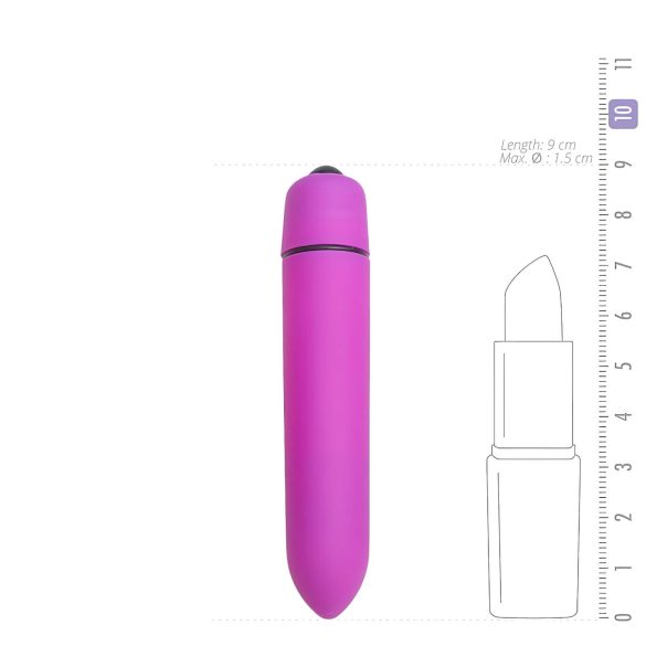 Easytoys - vibrador bullet à prova d'água - roxo