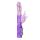 Easytoys Butterfly - vibrador rotativo com pulsação - silicone roxo
