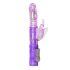 Easytoys Butterfly - vibrador rotativo com pulsação - silicone roxo