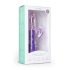 Easytoys Butterfly - vibrador rotativo com pulsação - silicone roxo