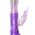 Easytoys Butterfly - vibrador rotativo com pulsação - silicone roxo