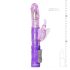 Easytoys Butterfly - vibrador rotativo com pulsação - silicone roxo