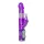 Easytoys - vibrador rabbit com pérolas rotativas e estimulador clitoriano - roxo