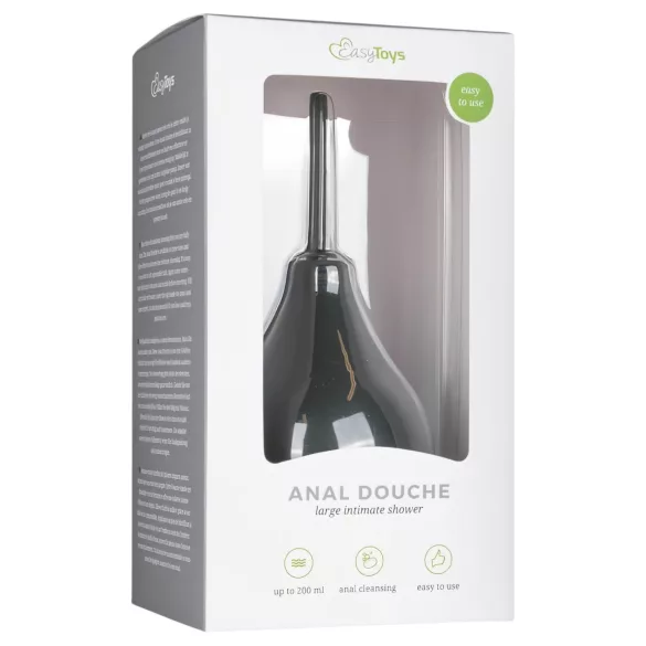 Easytoys - ducha anal - grande - preto