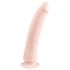 Easytoys - dildo ventosa 100% silicone 21cm - cor natural