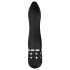 Easytoys Diamond Curved - mini vibrador varinha curvada - preto