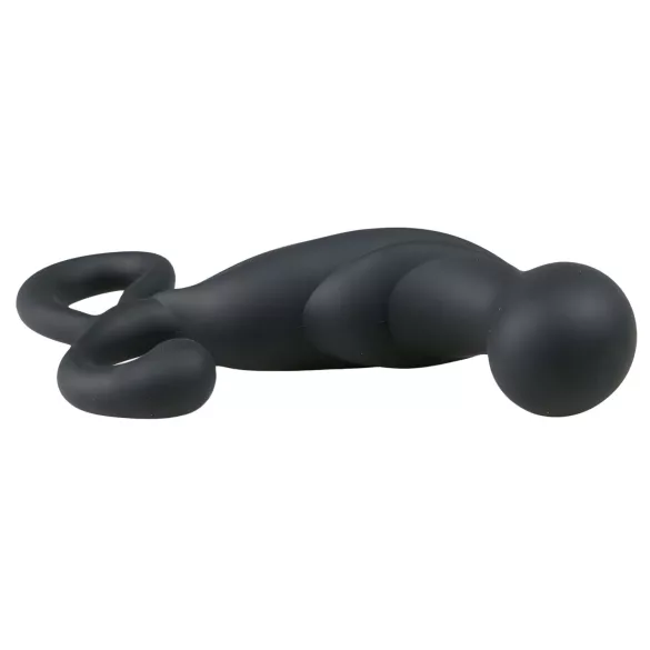 EasyToys - massageador de próstata - estimulador prostático - silicone preto