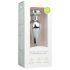 Easytoys Metal No.11 - plug anal com pedra rosa - metal prateado 3,5cm