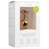 EasyToys Metal nº 1 - plug anal em forma de cone com pedra roxa (dourado, 2,5 cm)