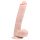 Easytoys - dildo com ventosa e escroto - realístico 26,5cm - cor natural