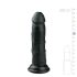 Easytoys - dildo realístico com ventosa - 15,5cm - preto