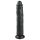 Easytoys - dildo com ventosa extra grande - preto 28,5cm