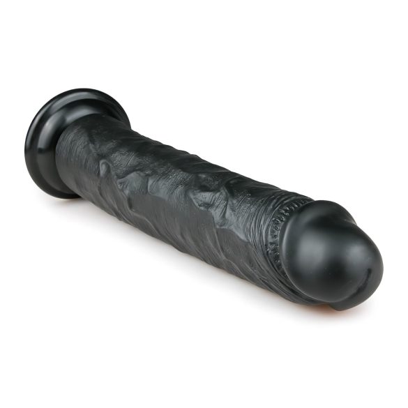 Easytoys - dildo com ventosa extra grande - preto 28,5cm