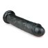 Easytoys - dildo com ventosa extra grande - preto 28,5cm