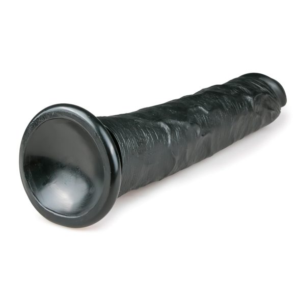 Easytoys - dildo com ventosa extra grande - preto 28,5cm