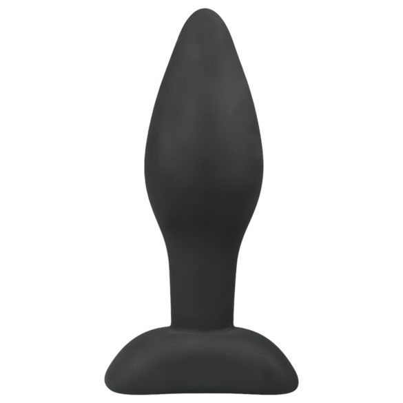 Easytoys - plug anal em silicone - pequeno (preto)