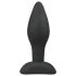 Easytoys - plug anal em silicone - pequeno (preto)